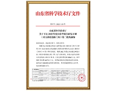 山东省科学技术厅关于下达2022年度山东省重点研发计划（重大科技创新工程）第二批的通知